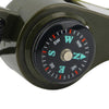 Survival Gear Whistle Compass