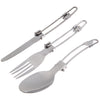 Folding Fork and Spoon Tab with Bag