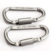 Aluminum Alloy D-Shaped Carabiner Lock