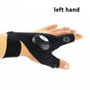 Fingerless Glove LED Flashlight Torch