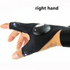 Fingerless Glove LED Flashlight Torch