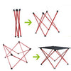 Portable Foldable Table Aluminium Alloy
