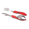 4 in 1 Folding Spoon Fork Knife&Bottle Opener